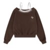 Relaxed Fit Patchwork Sweatshirt