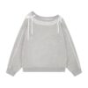 Minimalist Grey Streetwear Sweatshirt
