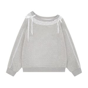 Minimalist Grey Streetwear Sweatshirt